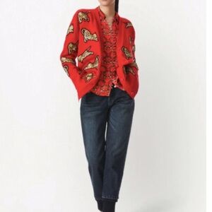 Alice + Olivia | Bradford embroidered cardigan